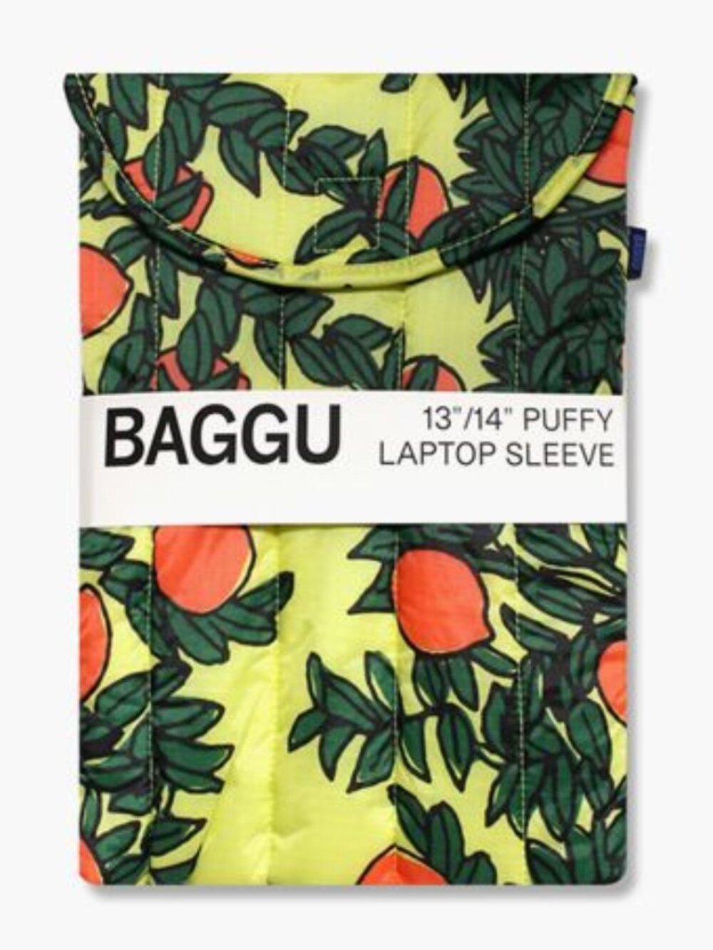NWT Baggu Puffy Laptop Sleeve 13"/14" - Orange Tree